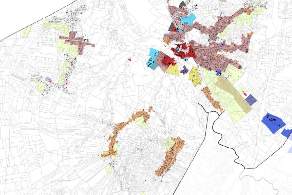 Quartier Bilos à Salles - Vue du PLU
