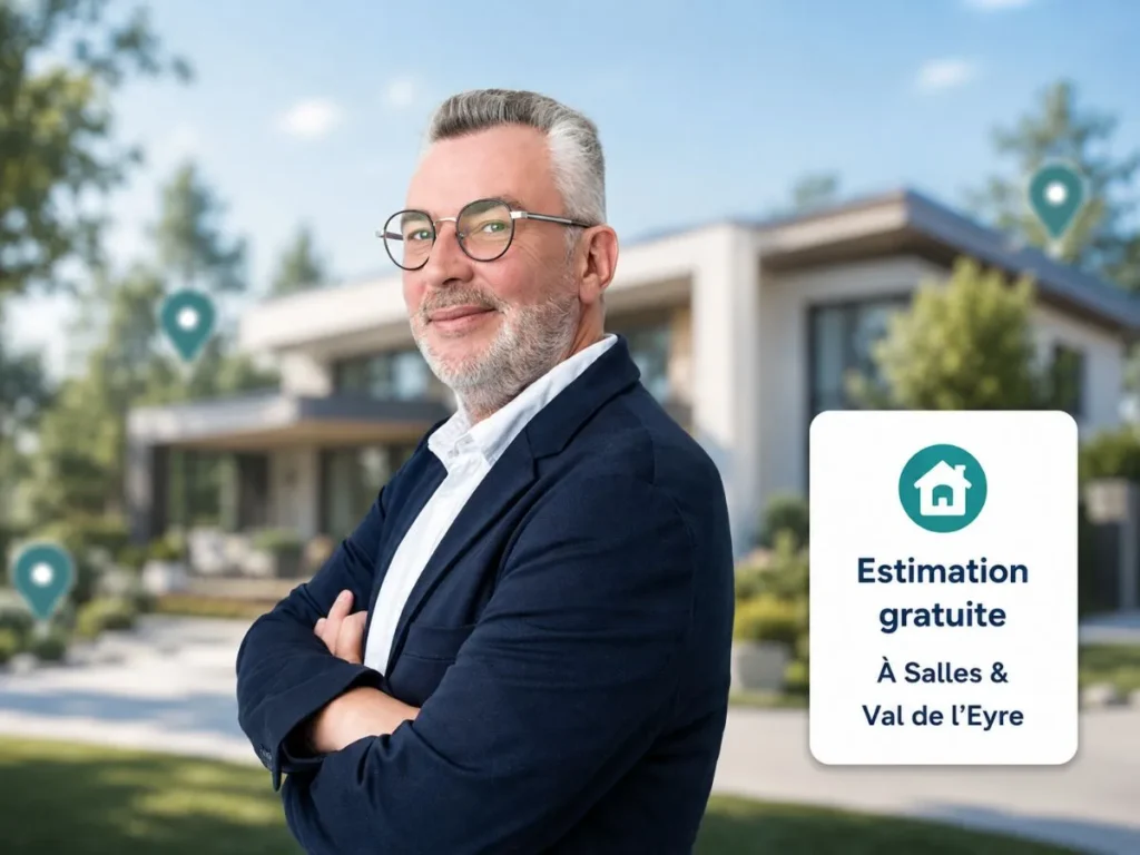Franck Gallois réalise une estimation immobilière à Salles et dans le Val de l’Eyre