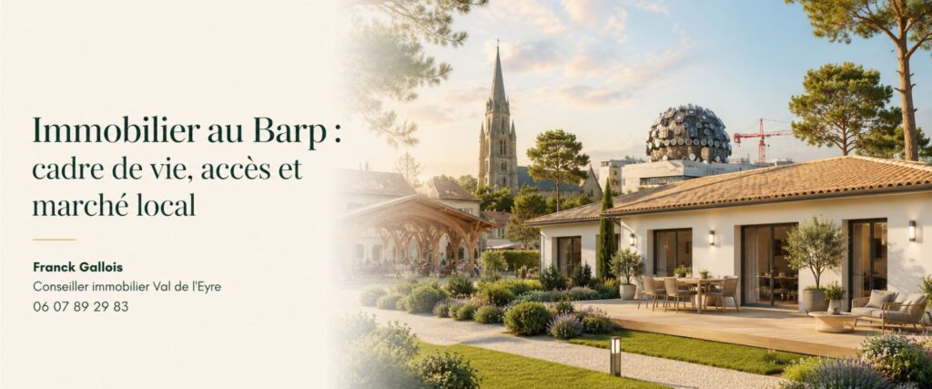 Maison contemporaine au Barp, commune du Val de l’Eyre